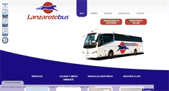 Desktop Screenshot of lanzarotebus.com